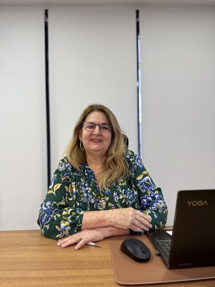 Team member at desk